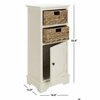 Safavieh 35 x 15.9 x 11.8 in. Connery CabinetDistressed & White AMH5742B